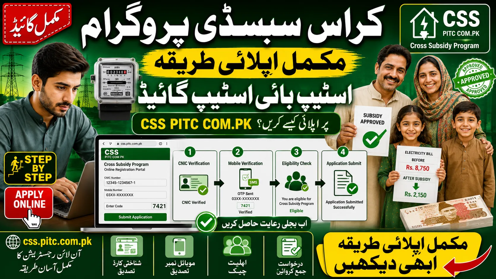 Cross Subsidy Program css pitc com .pk – Complete Step-by-Step Process to Apply